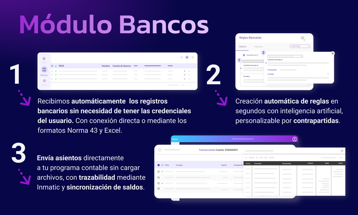 INMATIC Bank reconciliation