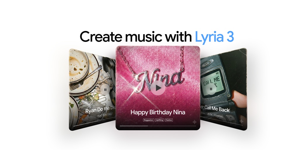 Lyria 3 de Google DeepMind: música de 30 segundos con IA en Gemini y marca de agua SynthID
