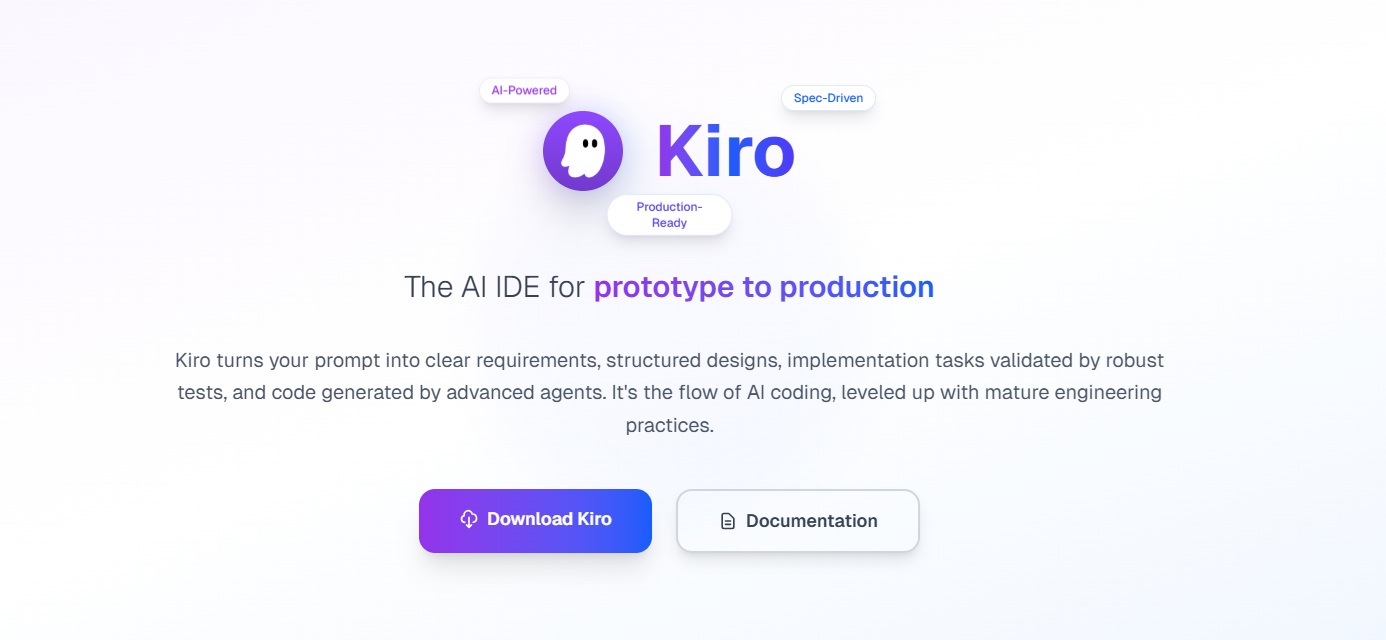 Amazon presenta Kiro: el IDE con IA que transpone el ‘vibe coding’ a código viable y estructurado