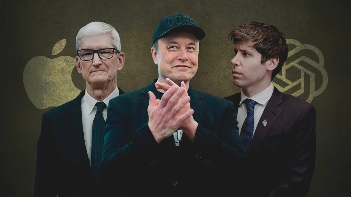 Elon Musk lleva a juicio a Apple y OpenAI: acusa prácticas desleales y monopolio en la IA móvil